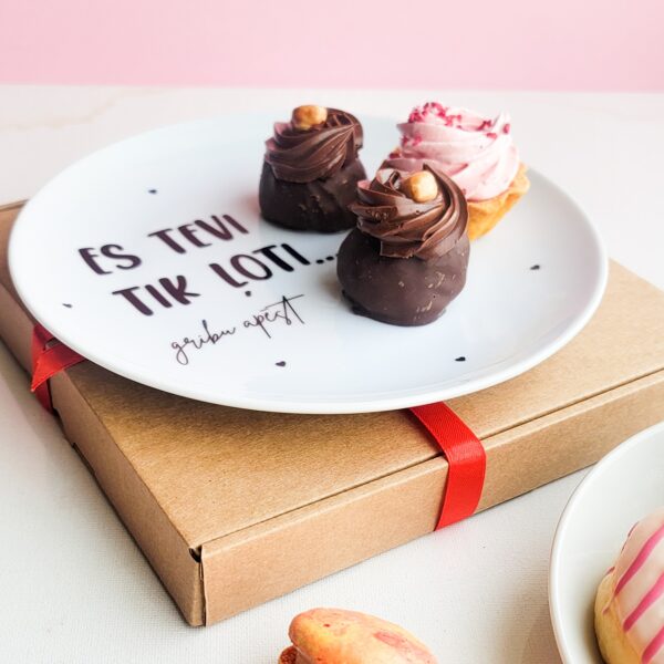 Šķīvis "Es Tevi tik ļoti... gribu apēst"