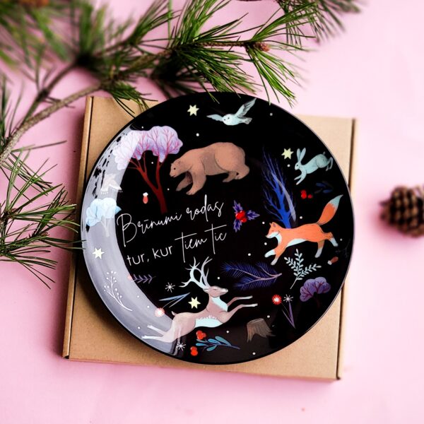 Šķīvis "Brīnumi notiek tur, kur tiem tic"